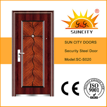 Индийские Главная безопасности конструкции стальной двери (СК-S020)